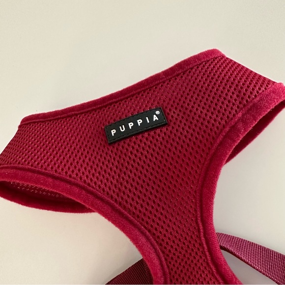 Puppia Soft Dog Harness L Red - Picture 6 of 7